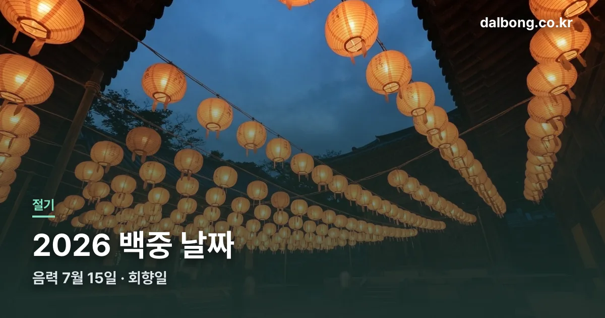 baekjung 2026 thumbe