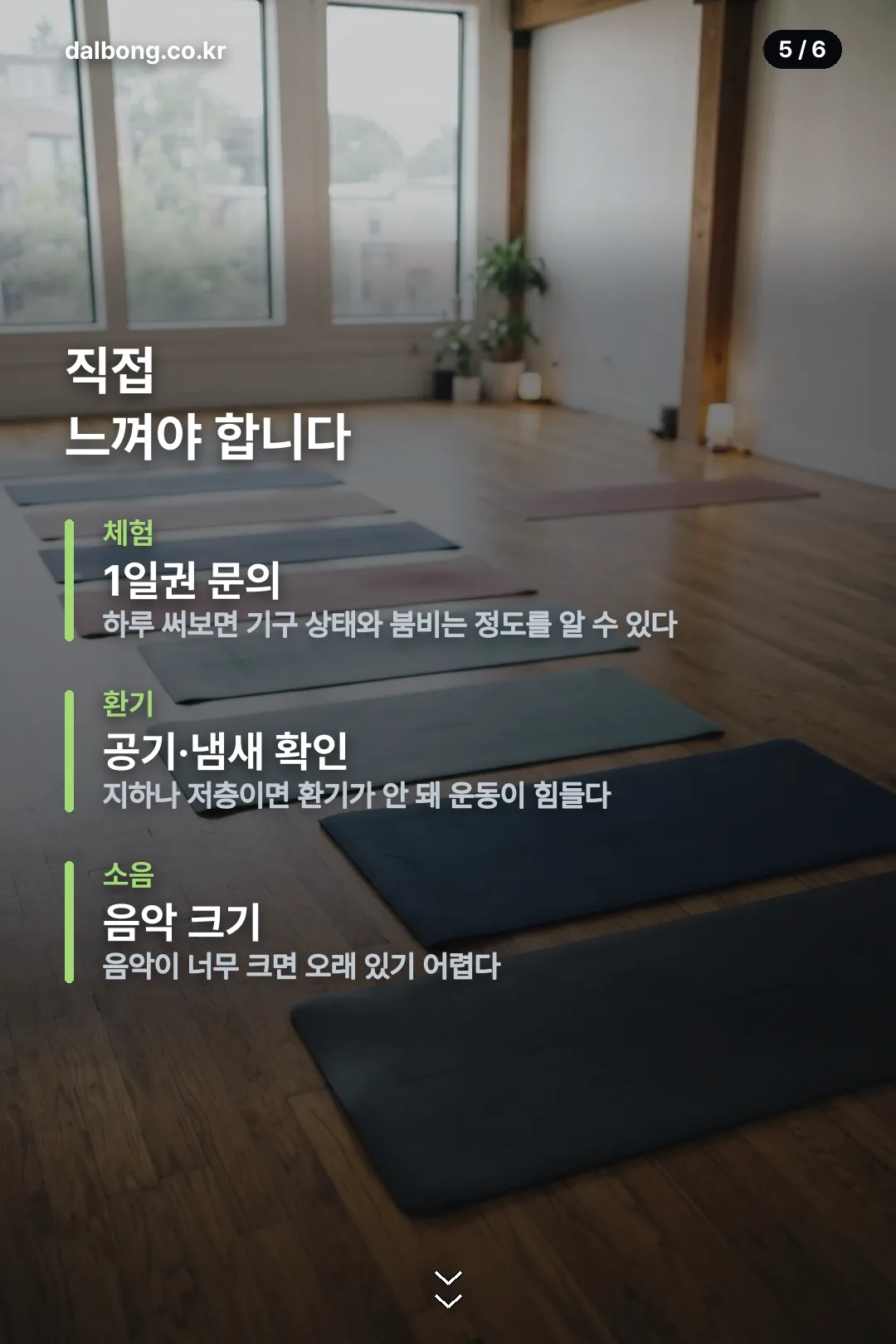 다산 바도스짐 카드뉴스 5
