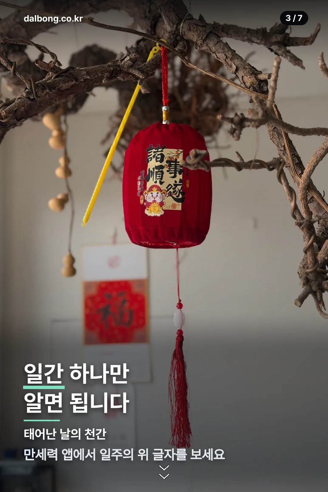 사주 귀인 안내 카드 3