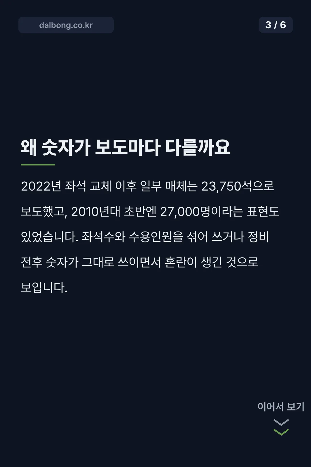 잠실야구장 좌석수 카드뉴스 3