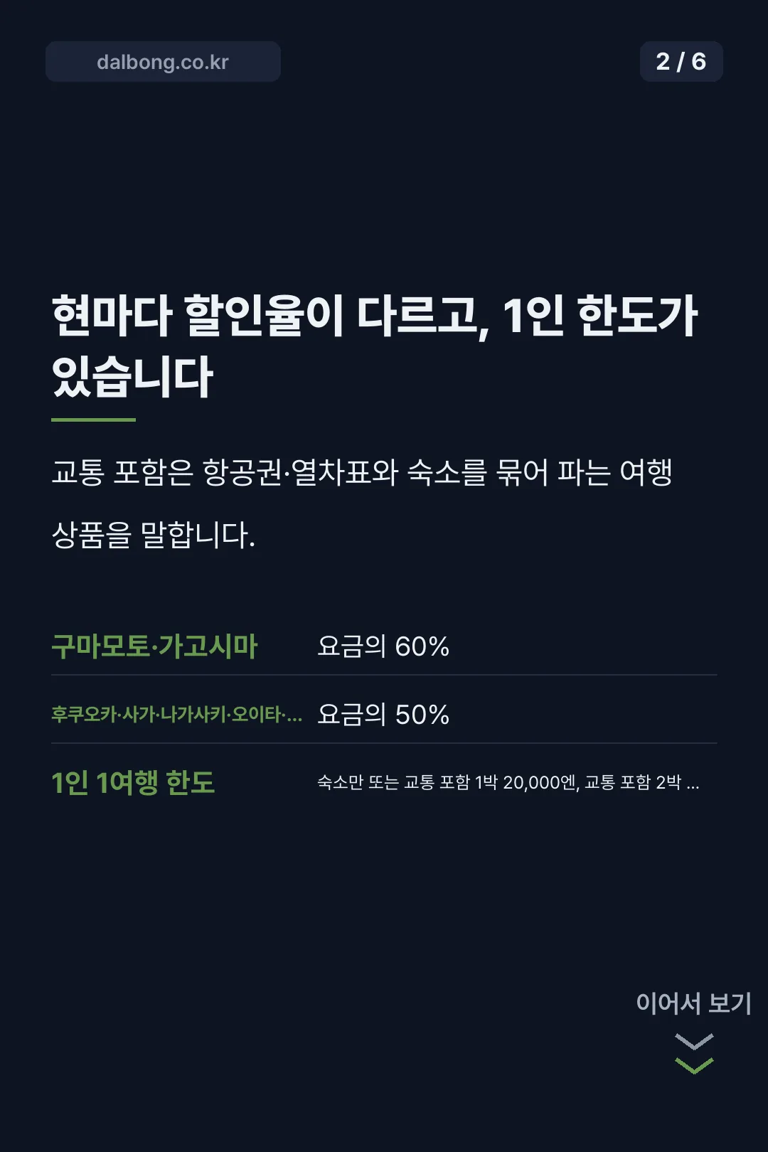 구마모토 여행지원금 카드뉴스 2