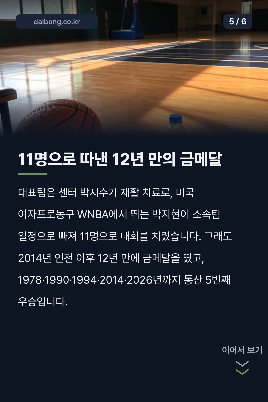 이해란 농구선수 프로필 카드뉴스 5